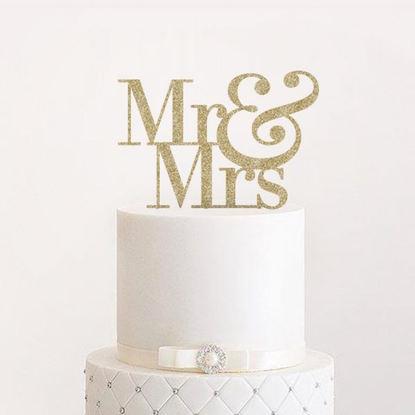 Mr Mrs Wedding Cake Topper Art Design For The Homeart Design For The Home