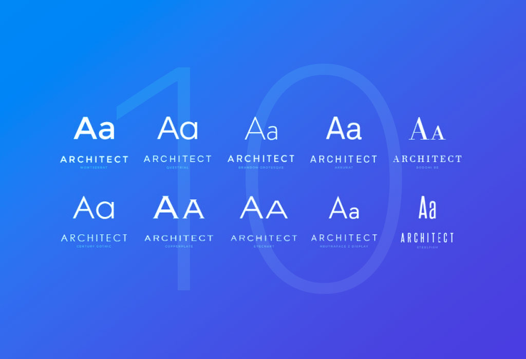  Architect Fonts