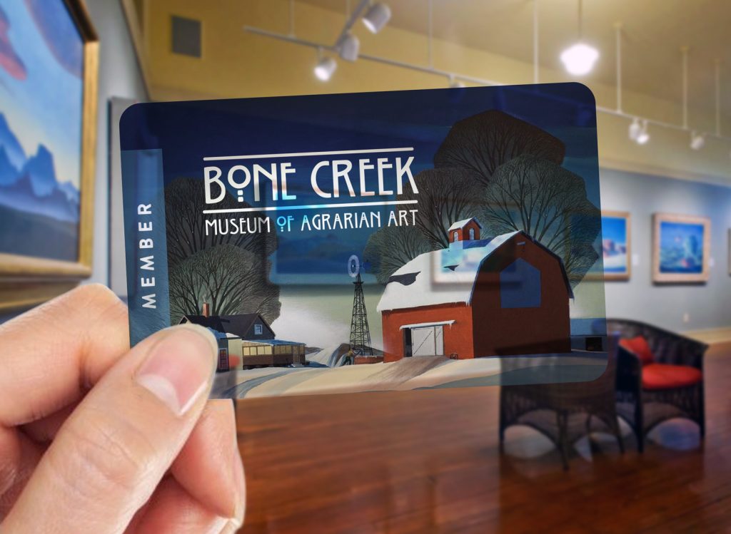 Bone Creek Museum Membership Card Gallery Space