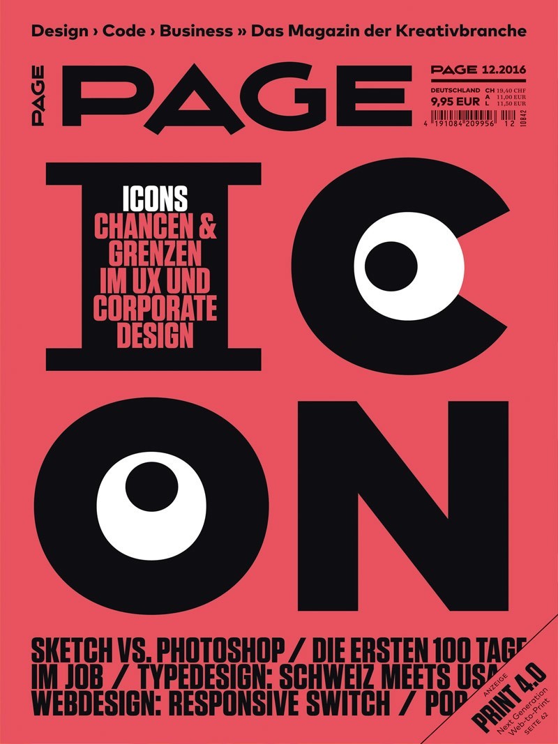 Cover ICONS PAGE Magazine 