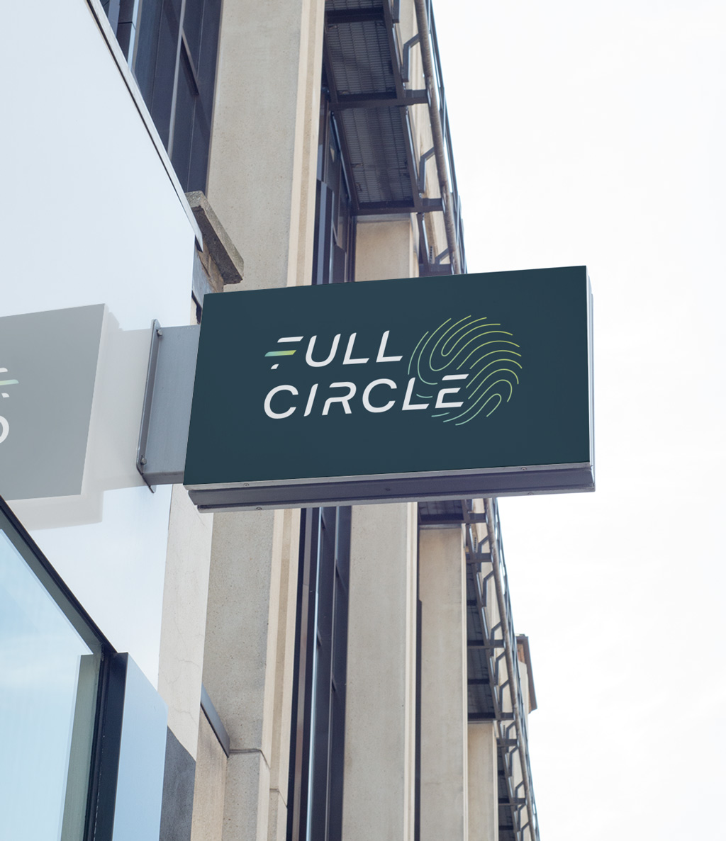 Full Circle Sign Mockup