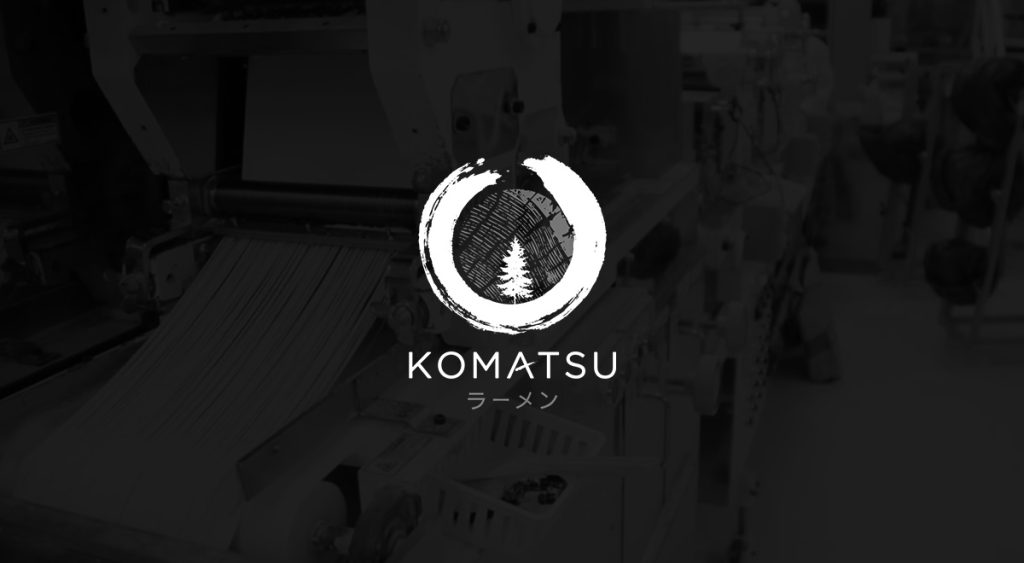 Komatsu Logo Mockup