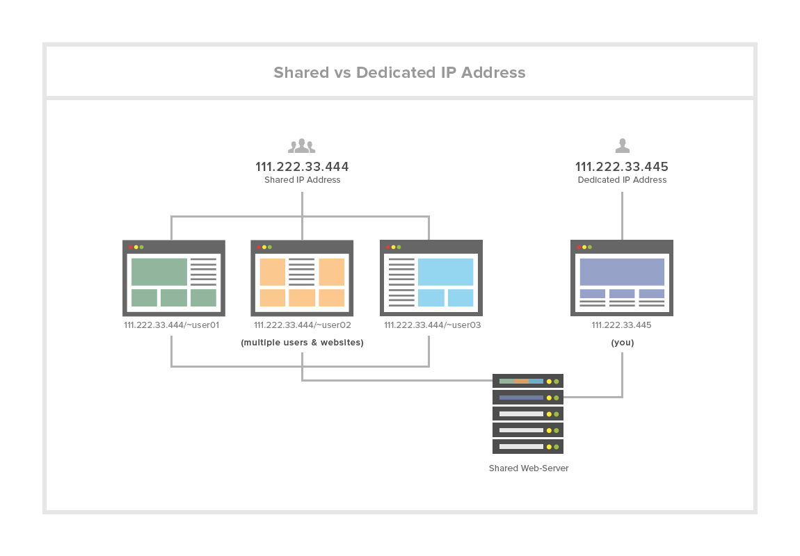 Shared Vs Dedicated IP Address Ashley Cameron Design