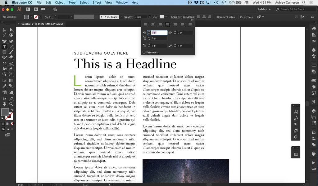 Basic Typography And Layout Design Tips In Adobe Illustrator