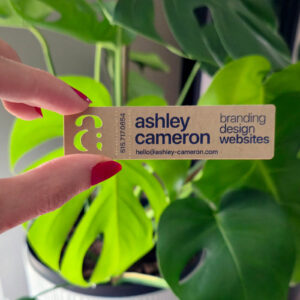 Ac Diecut Business Card Small