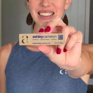Ashley Cameron Kraft Business Card