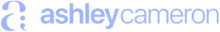 Ashley Cameron Logo Horizontal Blue