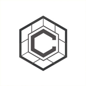 C Hexagram Geometric Vector Logo