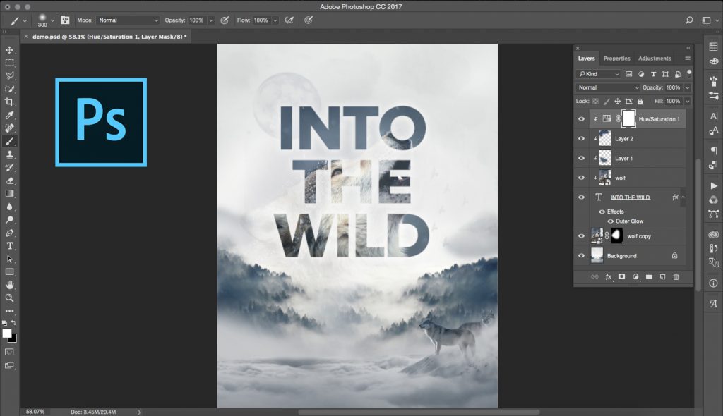How To Place An Image In Text (Text Clipping Mask) In Photoshop