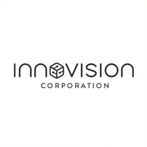 Innovision Rounded Electronic Node Hexagon Logo