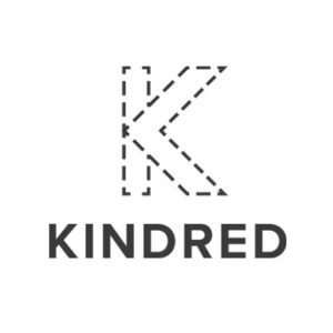 K Monogram Stitch Outline Logo
