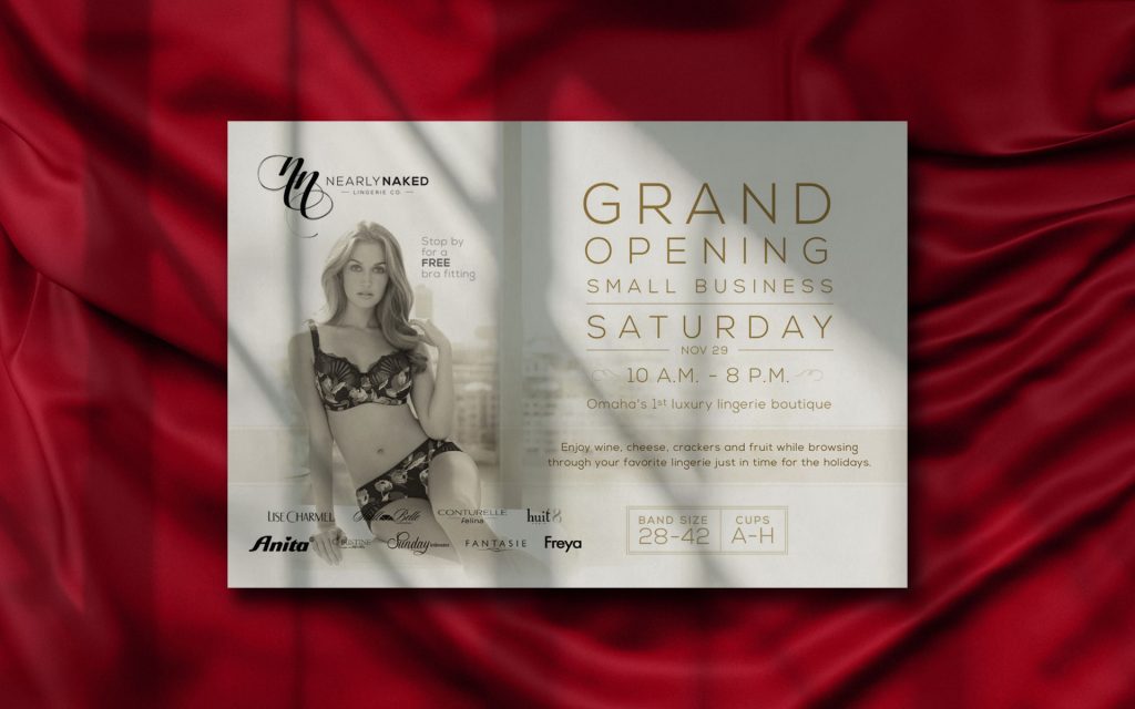 Nearly Naked Lingerie Grand Opening Cover