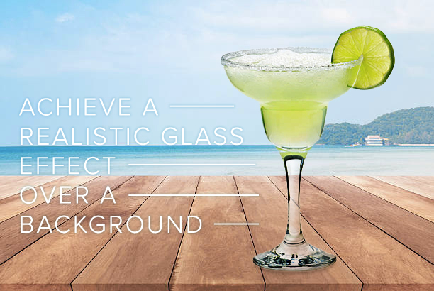 Achieve A Realistic Glass Effect Over A Background Image In Photoshop