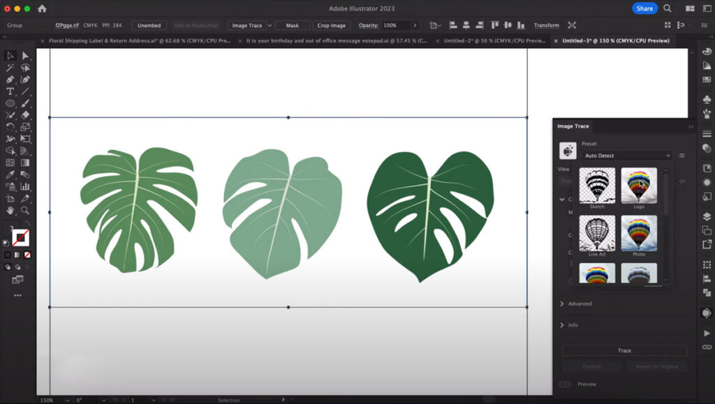 Updated Image Trace To Vector Adobe Illustrator